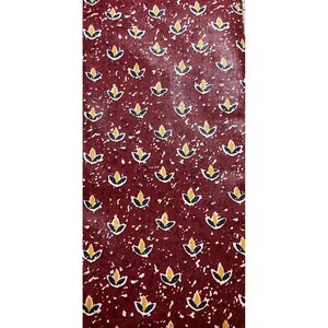 96 Longaberger Sandpiper Bee Fabric Maroon Burgundy NEW 5 yds yards